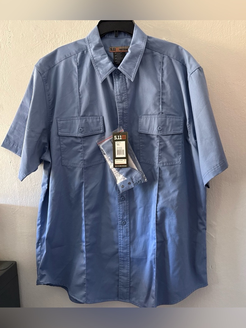 5.11 Tactical Men's Firefighter Class A Grade Durable Shirt Blue XL NWT